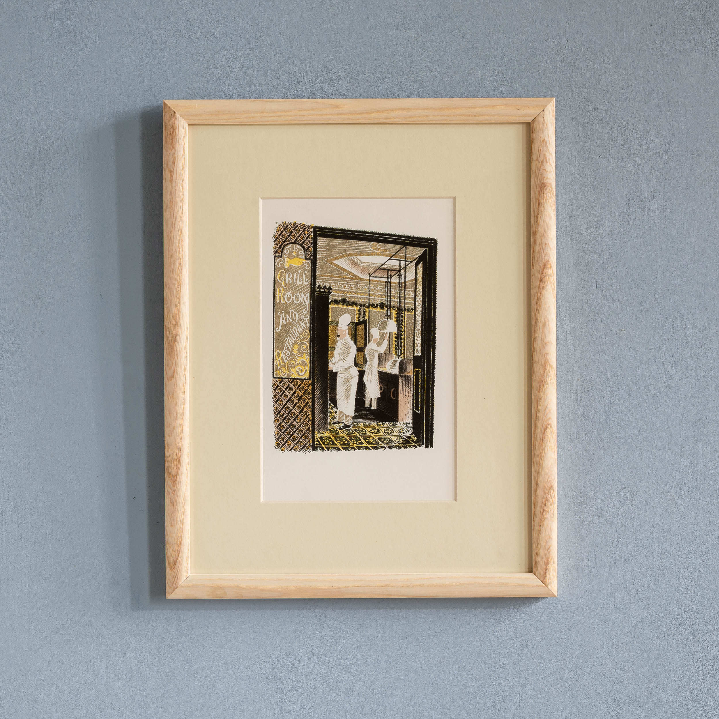 High Street, Eric Ravilious. 'Grill Room & Restaurant', - LASSCO ...