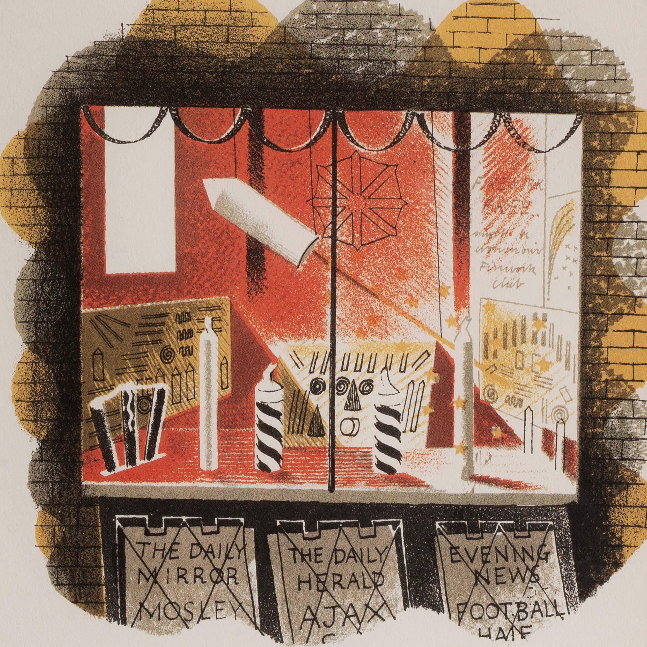 High Street, Eric Ravilious. 'Fireworks', - LASSCO - England's prime ...