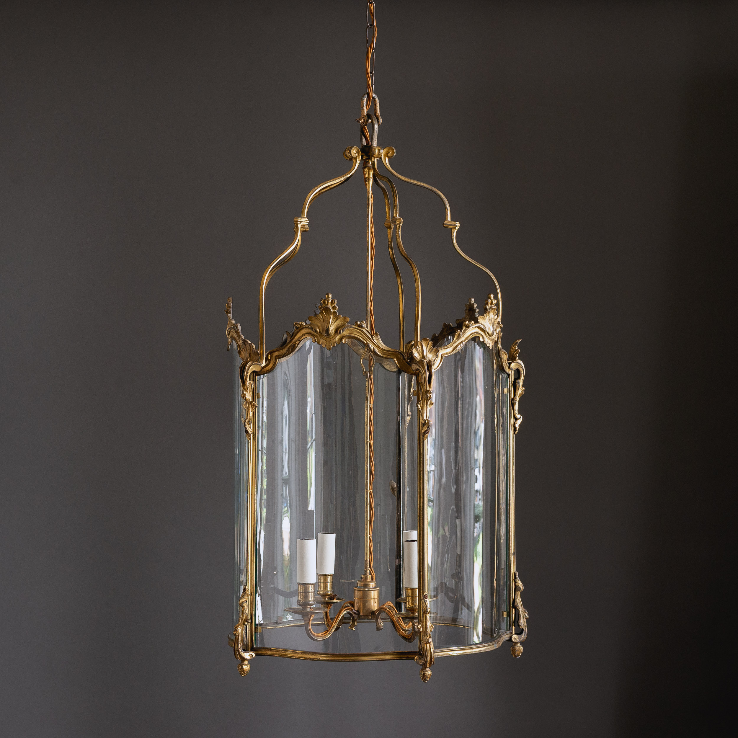 Fine Louis XV style gilt-bronze lantern, - LASSCO - England's
